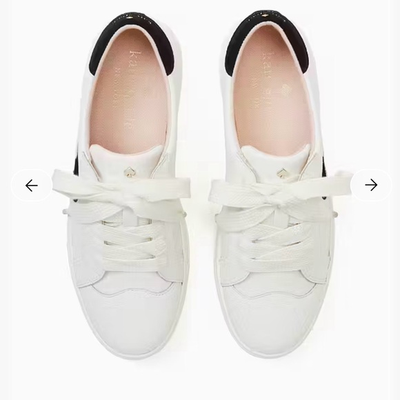 KATE SPADE FEZ SNEAKERS, WHITE & BLK
SIZE 7 - Picture 2 of 13